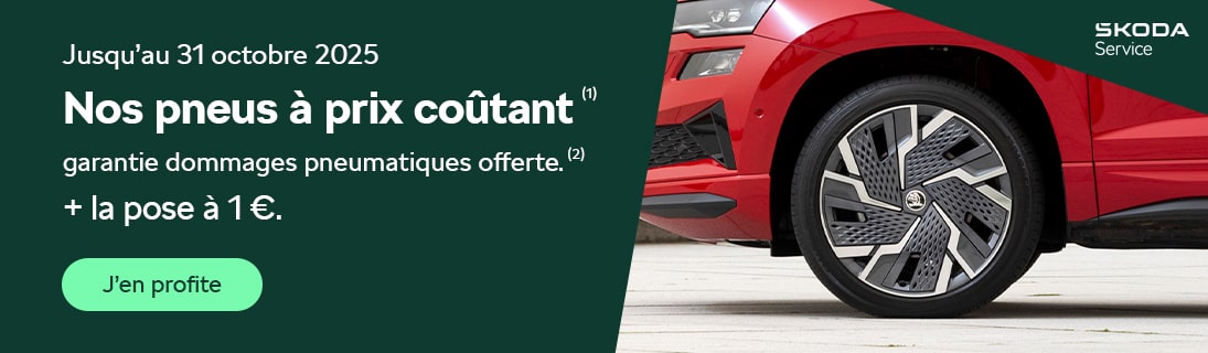 Pneumatiques pose 1€